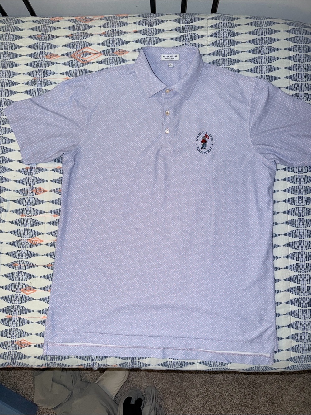 Peter Millar Shirley Performance Polo Putterboy 124th US Open Pinehurst Size M